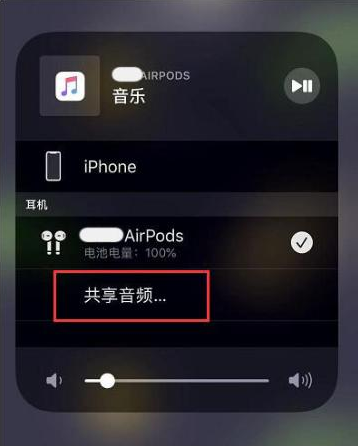 黄潭镇苹果14音频维修点分享iPhone14音频共享设置方法 